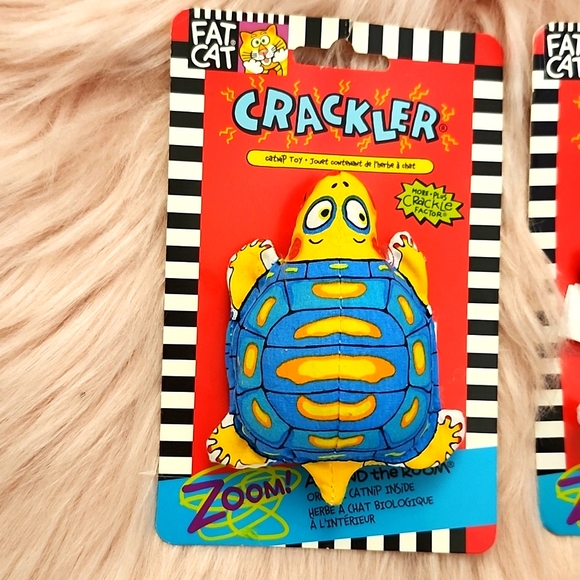 Brand New Y2K FAT CAT CRACKLER CATNIP CAT TOYS-2CT - Picture 3 of 5